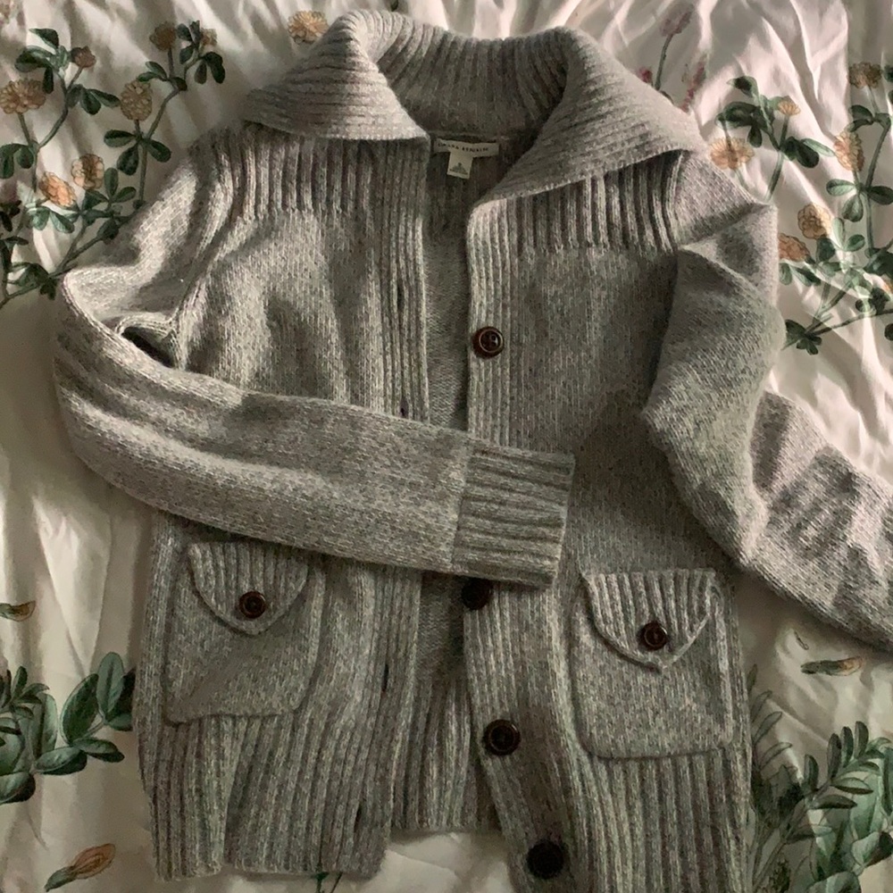 Banana Republic Wool Blend Shawl Collar Cardigan